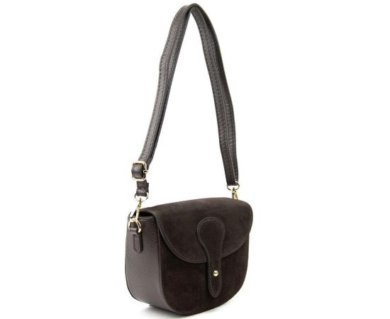 Купить Маленькое кроссбоди с круглым клапаном на застежке Firenze Italy F-IT-9876DB, фото , изображение 7, характеристики, отзывы