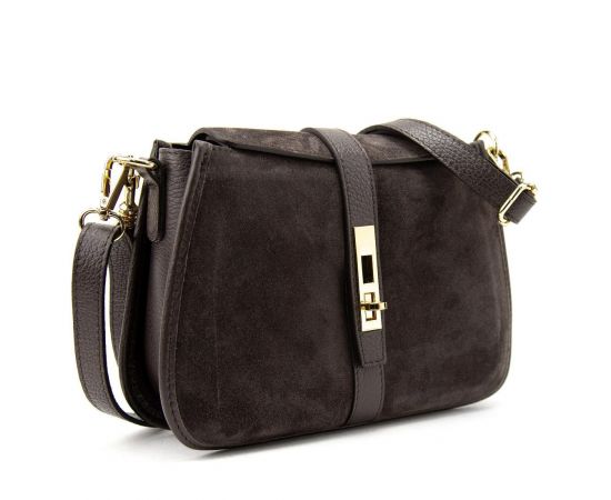 Купить Женское замшевое кроссбоди на застежке Firenze Italy F-IT-9895DB, фото , характеристики, отзывы
