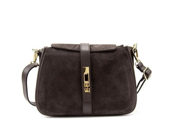 Купить Женское замшевое кроссбоди на застежке Firenze Italy F-IT-9895DB, фото , изображение 3, характеристики, отзывы