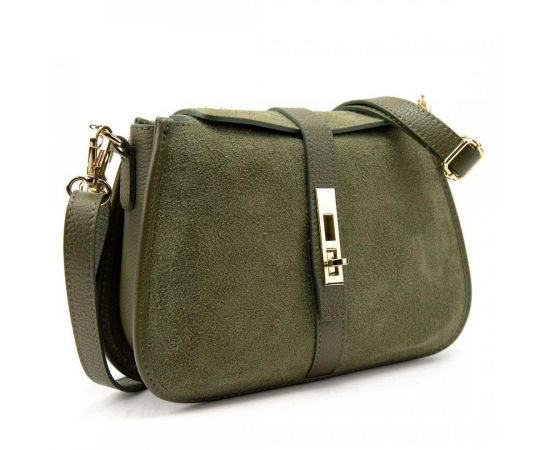 Купить Женское замшевое кроссбоди на застежке Firenze Italy F-IT-9895OL, фото , характеристики, отзывы