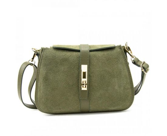 Купить Женское замшевое кроссбоди на застежке Firenze Italy F-IT-9895OL, фото , изображение 3, характеристики, отзывы