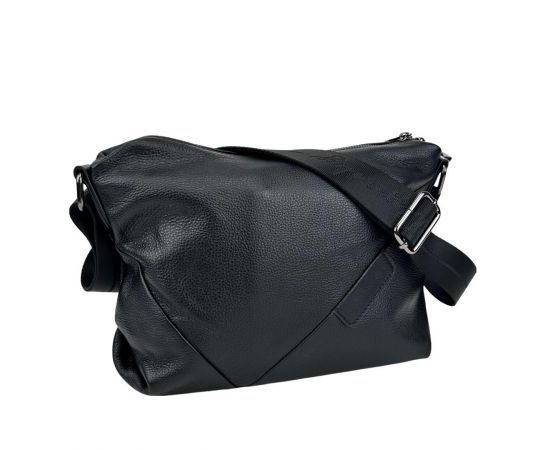 Купить Кожаная женская сумка через черное плечо UnaBorsetta NB2-3401A, фото , характеристики, отзывы
