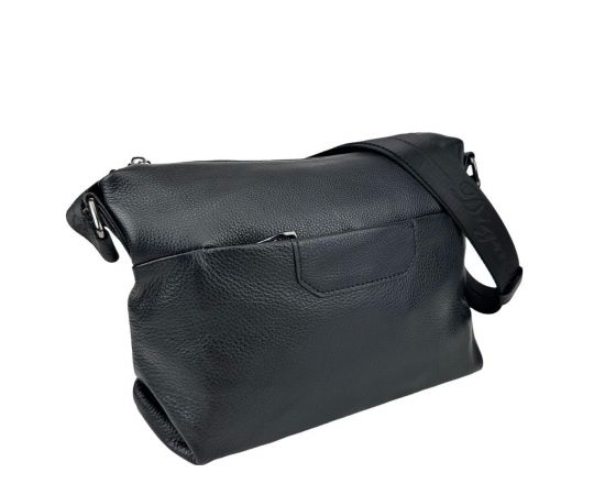 Купить Кожаная женская сумка через черное плечо UnaBorsetta NB2-3401A, фото , изображение 4, характеристики, отзывы