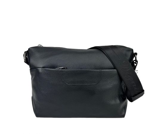 Купить Кожаная женская сумка через черное плечо UnaBorsetta NB2-3401A, фото , изображение 5, характеристики, отзывы