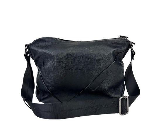 Купить Кожаная женская сумка через черное плечо UnaBorsetta NB2-3401A, фото , изображение 6, характеристики, отзывы