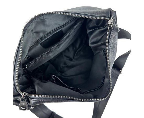 Купить Кожаная женская сумка через черное плечо UnaBorsetta NB2-3401A, фото , изображение 7, характеристики, отзывы