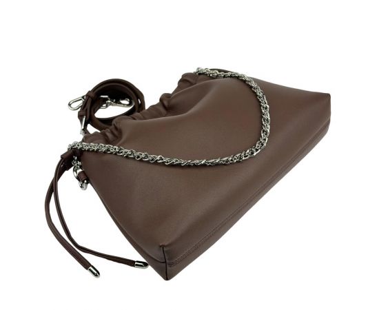 Купить Кроссбоди кожаное на затяжке UnaBorsetta NW11-6851DB, фото , изображение 5, характеристики, отзывы