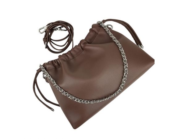 Купить Кроссбоди кожаное на затяжке UnaBorsetta NW11-6851DB, фото , изображение 7, характеристики, отзывы