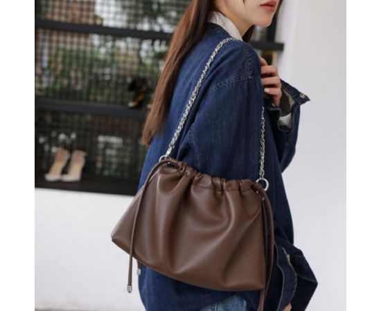 Купить Кроссбоди кожаное на затяжке UnaBorsetta NW11-6851DB, фото , изображение 8, характеристики, отзывы