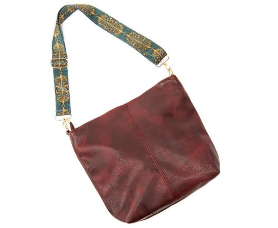 Купить Сумка женская из эко-кожи с тканевым ремнем Lilly P1-6017BO, фото , изображение 11, характеристики, отзывы