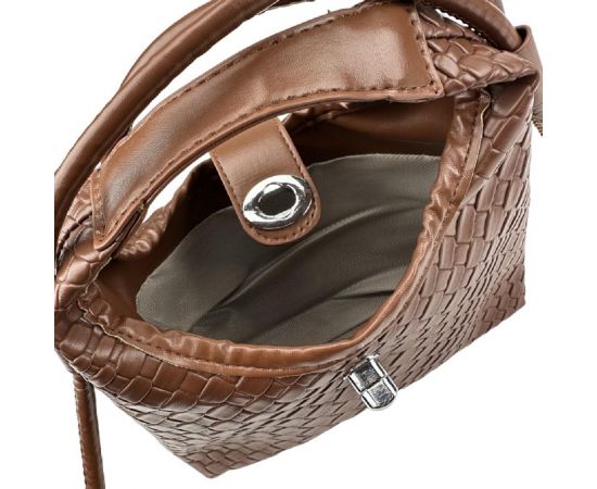 Придбати Маленькое плетенное кроссбоди эко-кожа Lilly P1-913DB, image , зображення 5, характеристики, відгуки
