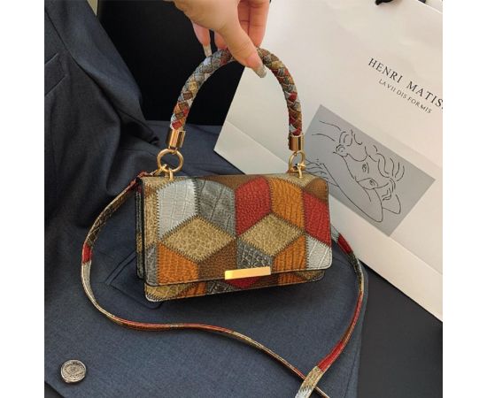 Придбати Кроссбоди из эко-кожи с геометрическим рисунком Lilly P2-15119230R, image , зображення 3, характеристики, відгуки