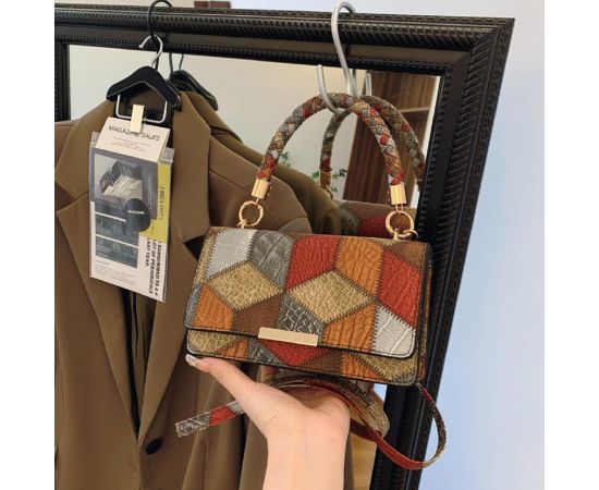 Придбати Кроссбоди из эко-кожи с геометрическим рисунком Lilly P2-15119230R, image , зображення 4, характеристики, відгуки