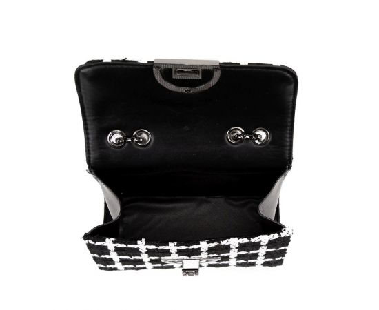 Купить Маленькая твидовая сумочка на цепочке Lilly P2-1520AW, фото , изображение 7, характеристики, отзывы