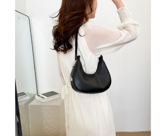 Купить Полукруглая женская сумочка в эко-коже Lilly P4-2212A, фото , изображение 2, характеристики, отзывы