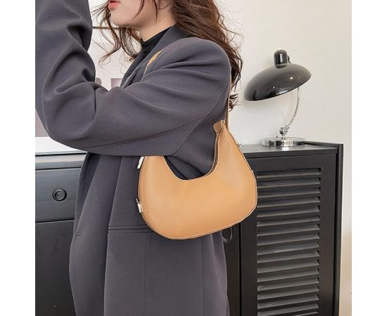 Купить Полукруглая женская сумочка в эко-коже Lilly P4-2212C, фото , изображение 5, характеристики, отзывы