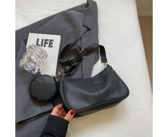 Купить Сумочка через плечо из эко-кожи Lilly P4-9047A, фото , изображение 3, характеристики, отзывы