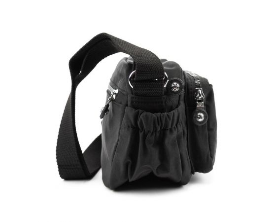 Придбати Маленькое женское кроссбоди текстиль черное Confident WT1-683A, image , зображення 4, характеристики, відгуки