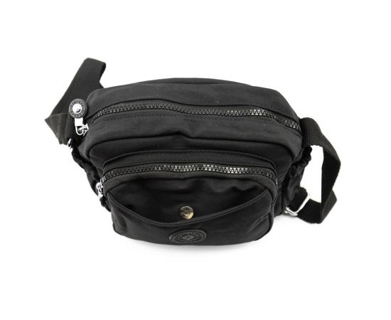 Придбати Маленькое женское кроссбоди текстиль черное Confident WT1-683A, image , зображення 8, характеристики, відгуки