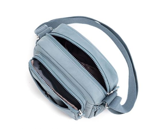 Придбати Маленькое женское кроссбоди текстиль голубого цвета Confident WT1-683BL, image , зображення 6, характеристики, відгуки