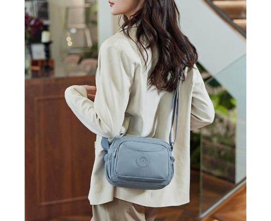 Придбати Маленькое женское кроссбоди текстиль голубого цвета Confident WT1-683BL, image , зображення 10, характеристики, відгуки