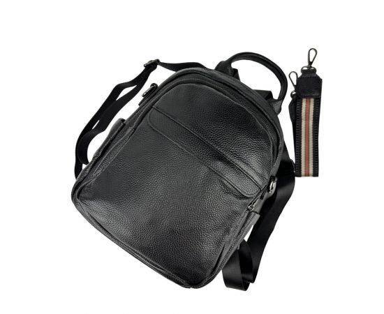 Придбати Женский кожаный черный рюкзак Olivia Leather F-FL-NWBP27-8061A, image , зображення 2, характеристики, відгуки