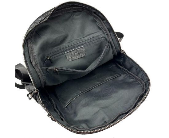 Придбати Женский кожаный черный рюкзак Olivia Leather F-FL-NWBP27-8061A, image , зображення 3, характеристики, відгуки