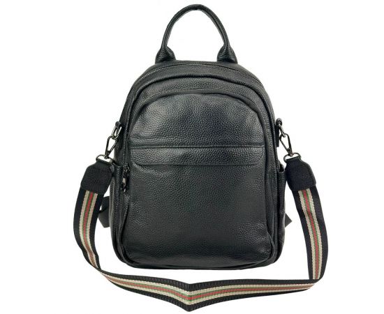Придбати Женский кожаный черный рюкзак Olivia Leather F-FL-NWBP27-8061A, image , зображення 5, характеристики, відгуки