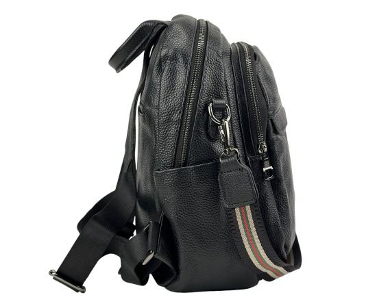 Придбати Женский кожаный черный рюкзак Olivia Leather F-FL-NWBP27-8061A, image , зображення 6, характеристики, відгуки