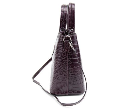 Купить Бордовая кожаная женская сумка средних размеров Firenze Italy F-IT-5454BO-CR, фото , изображение 4, характеристики, отзывы