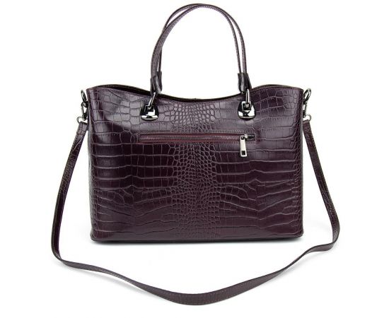 Купить Бордовая кожаная женская сумка средних размеров Firenze Italy F-IT-5454BO-CR, фото , изображение 6, характеристики, отзывы