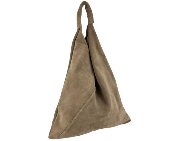 Купить Сумка-шоппер коричневая замшевая большая Firenze Italy F-IT-7625C-D, фото , изображение 4, характеристики, отзывы