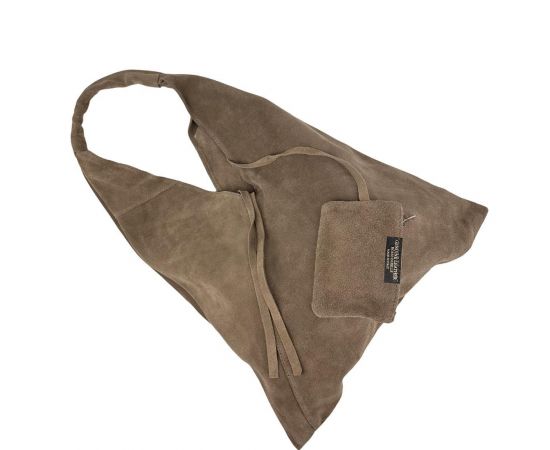 Купить Сумка-шоппер коричневая замшевая большая Firenze Italy F-IT-7625C-D, фото , изображение 7, характеристики, отзывы