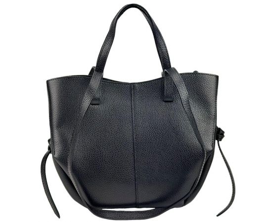 Купить Черная кожаная женская сумка средних размеров Firenze Italy F-IT-7666A, фото , изображение 3, характеристики, отзывы