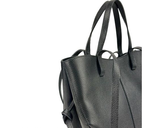 Купить Черная кожаная женская сумка средних размеров Firenze Italy F-IT-7666A, фото , изображение 5, характеристики, отзывы