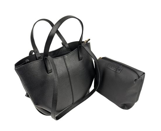 Купить Черная кожаная женская сумка средних размеров Firenze Italy F-IT-7666A, фото , изображение 8, характеристики, отзывы