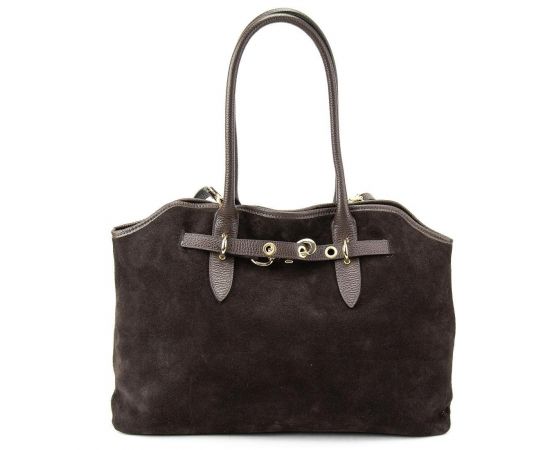 Купить Темно-коричневая замшевая женская сумка Firenze Italy F-IT-7667DB, фото , характеристики, отзывы
