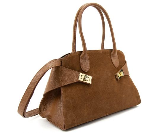 Купить Сумка женская классическая небольшая замшевая Firenze Italy F-IT-7688-1C-S, фото , изображение 3, характеристики, отзывы