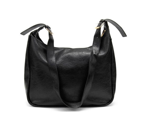 Купить Шоппер большой из эко-кожи черный Lilly P4-6495A, фото , изображение 9, характеристики, отзывы