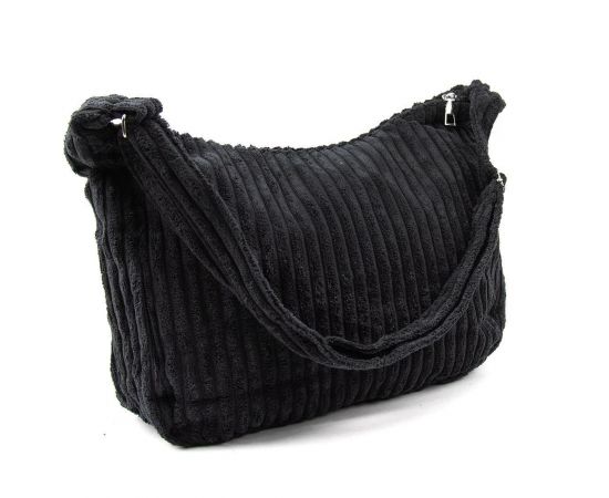 Купить Вельветовая женская сумка черная Lilly P4-8298A, фото , изображение 9, характеристики, отзывы