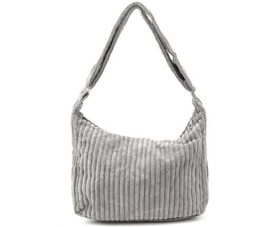 Купить Вельветовая женская сумка серая Lilly P4-8298G, фото , изображение 3, характеристики, отзывы