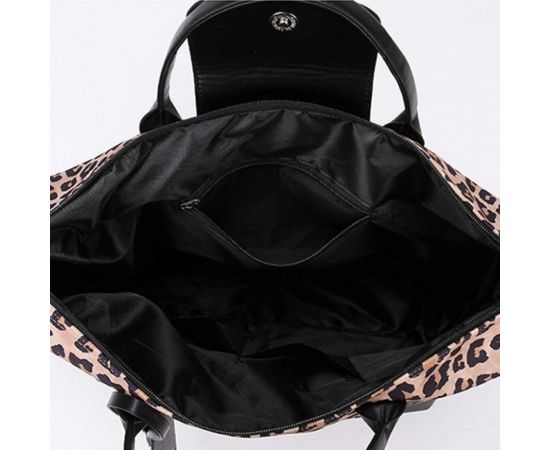 Придбати Текстильная женская сумка леопард беж Confident TB1-T-841B-LEO, image , зображення 6, характеристики, відгуки