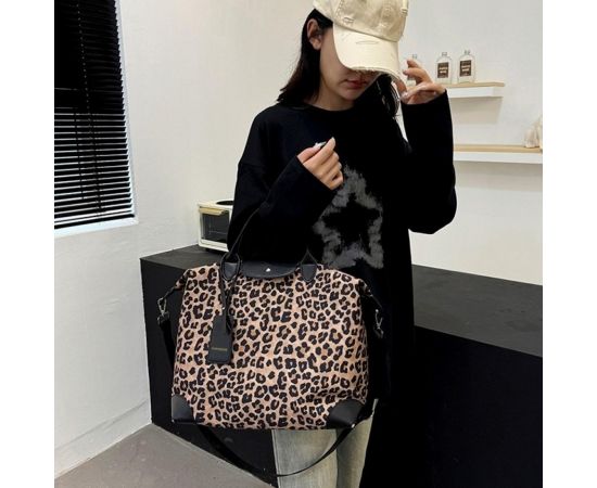 Придбати Текстильная женская сумка леопард беж Confident TB1-T-841B-LEO, image , зображення 8, характеристики, відгуки