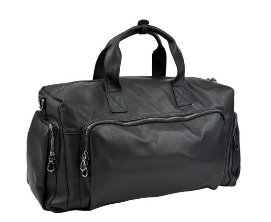 Купить Дорожная сумка кожанная черная Tiding Bag 2081A, фото , характеристики, отзывы