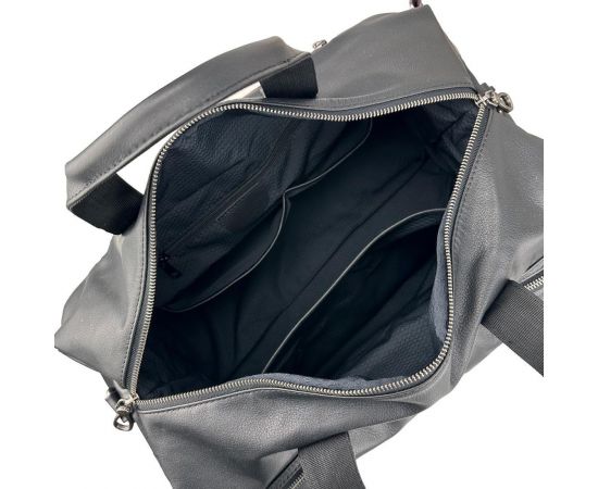 Купить Дорожная сумка кожанная черная Tiding Bag 2081A, фото , изображение 2, характеристики, отзывы