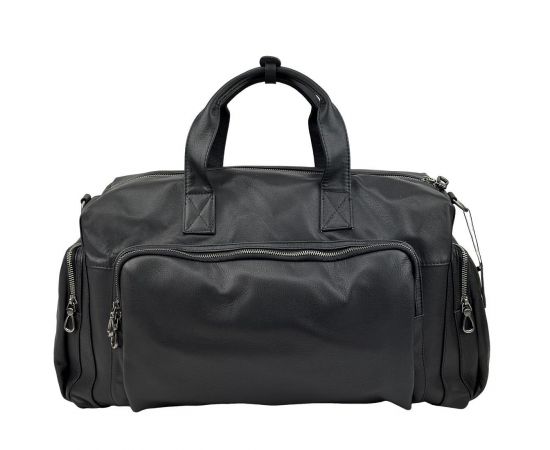Купить Дорожная сумка кожанная черная Tiding Bag 2081A, фото , изображение 3, характеристики, отзывы