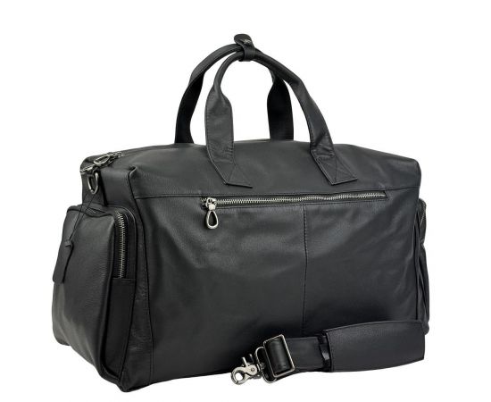 Купить Дорожная сумка кожанная черная Tiding Bag 2081A, фото , изображение 5, характеристики, отзывы