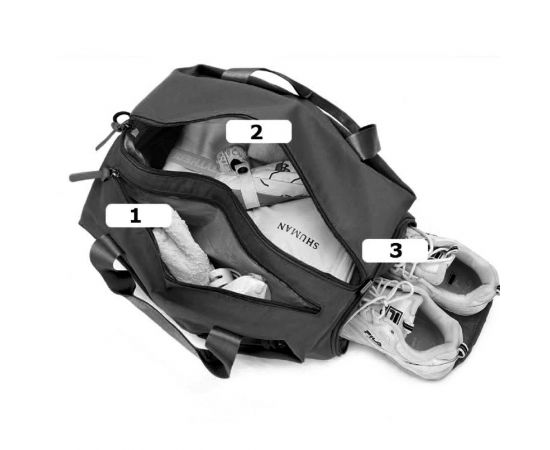 Купить Спортиваная тканевая сумка Confident TB1-T-101A, фото , изображение 5, характеристики, отзывы