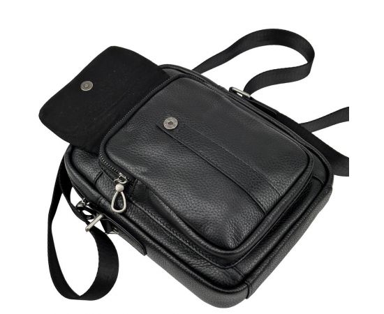 Купить Мужской мессенджер из мягкой кожи Tiding Bag 1639A, фото , изображение 7, характеристики, отзывы