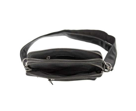 Купить Месенджер класичний черний в гладкой кожеі Tiding Bag 8009A, фото , изображение 2, характеристики, отзывы